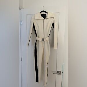 Cordova Cream and Black Jumpsuit